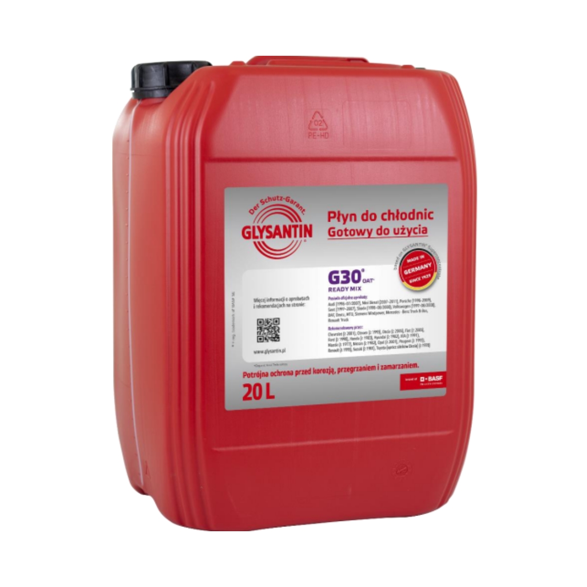 Антифриз готовий GLYSANTIN G30 READY MIX 20L