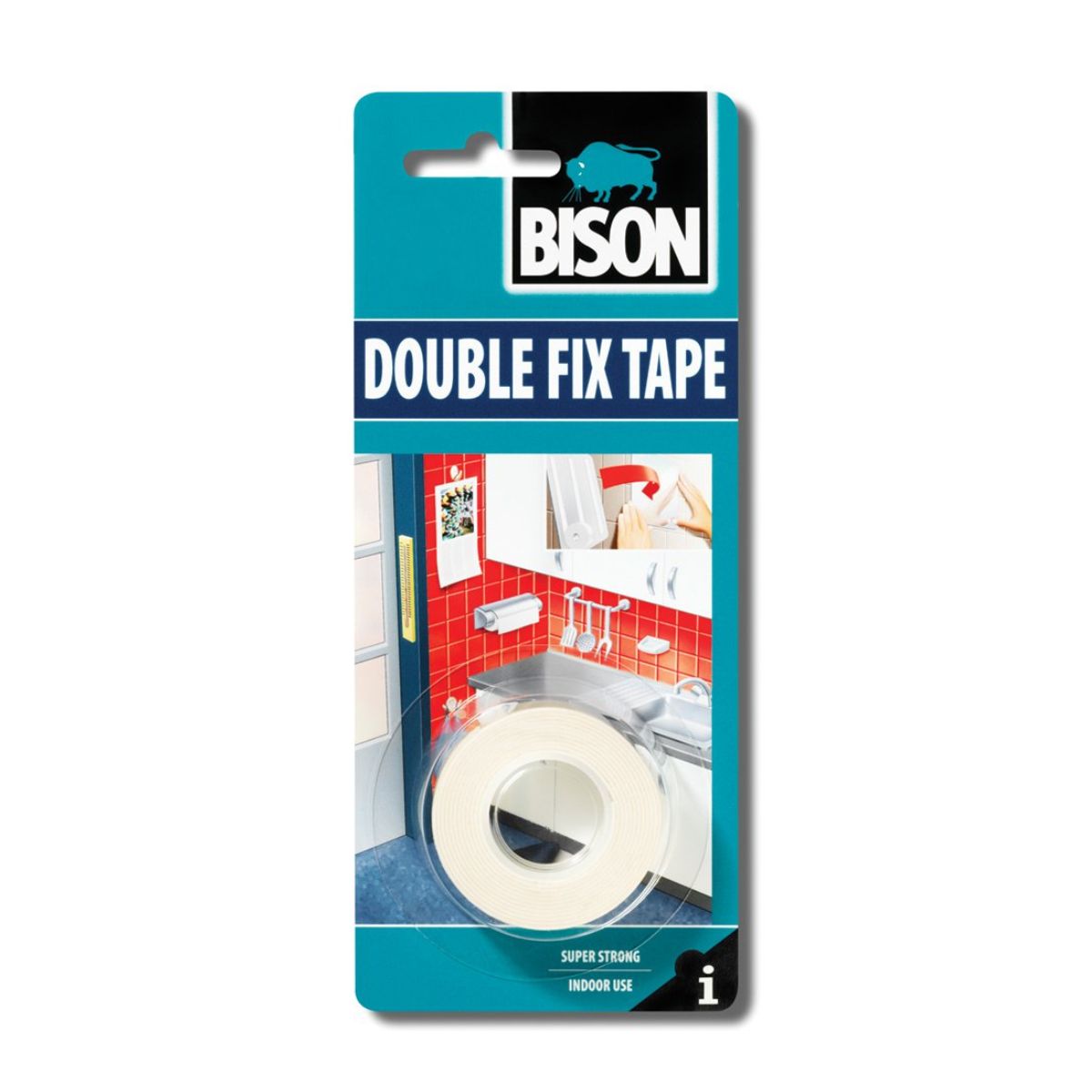 Стрічка двостороння монтажна 19 мм x 1,5 м Bison