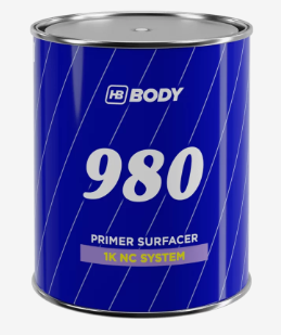 Body 980 1К грунт акриловий сірий 1 л