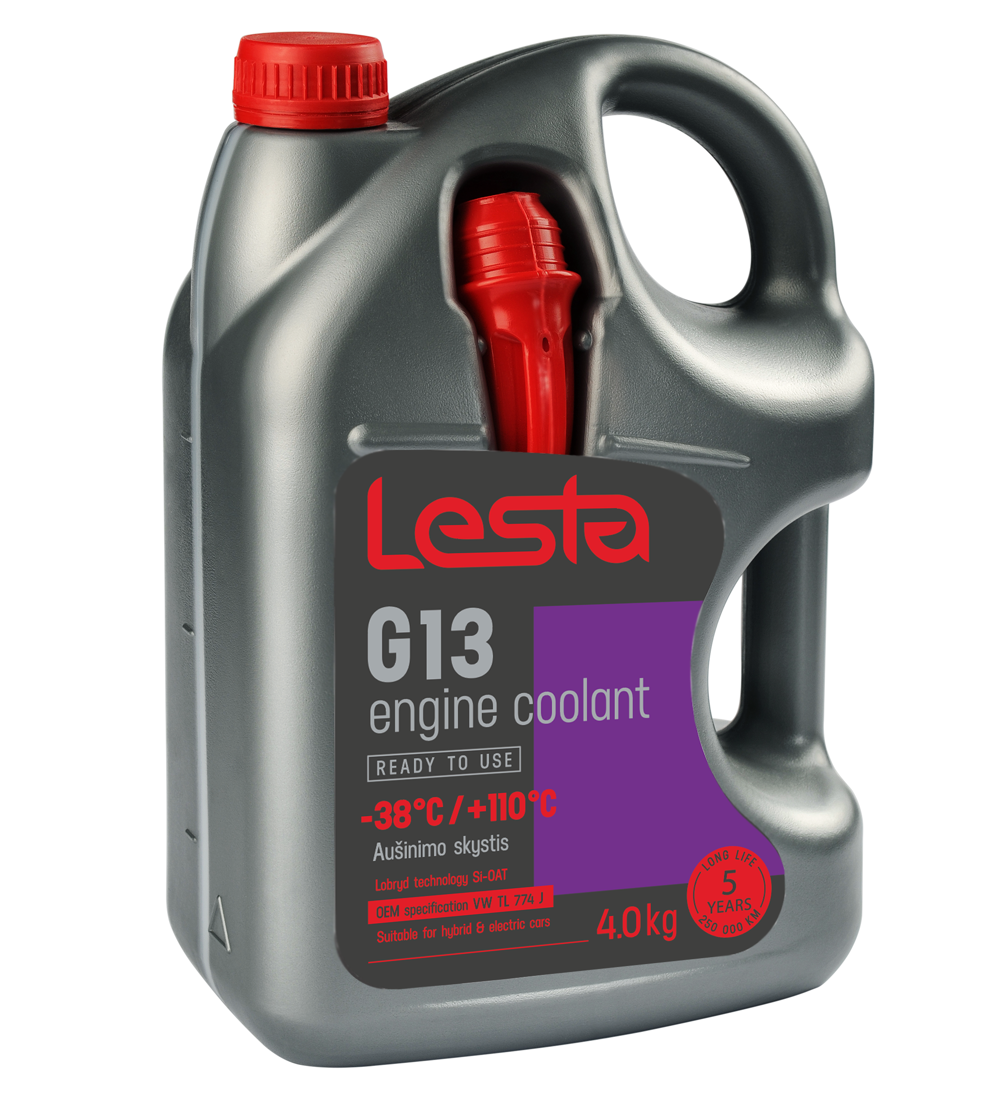 Антифриз готовий -38 °С Lesta G13 фіолетовий 4 кг