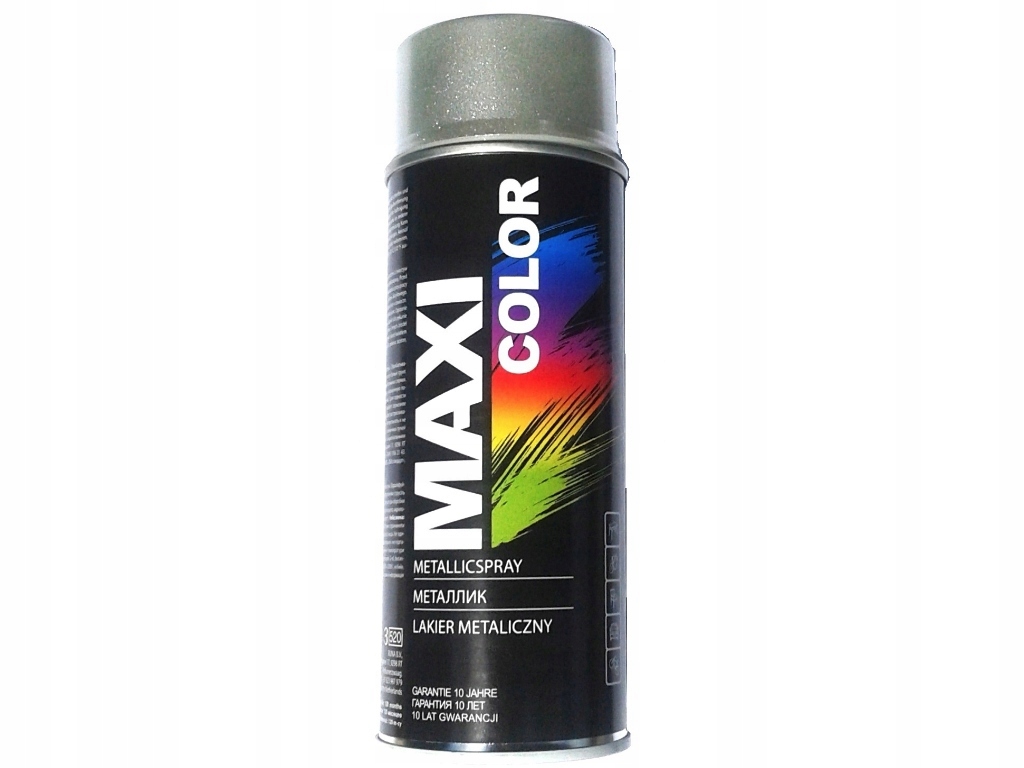 Емаль аерозольна з ефектом металік Maxi Color срібна 400 мл
