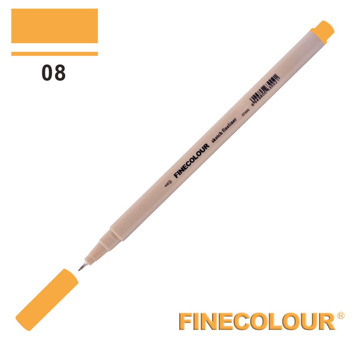Лінер на водній основі Finecolour Liner 008 темно-жовтий