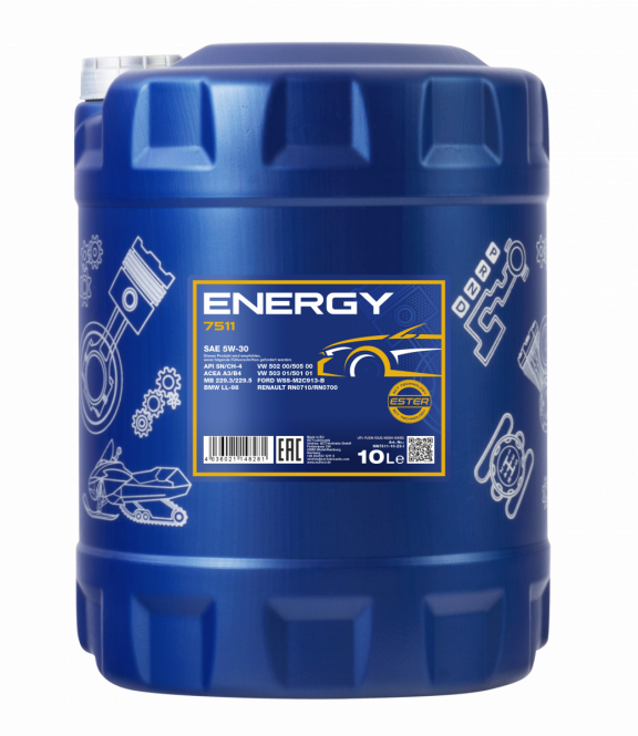 Олива моторна MANNOL Energy 5W-30 10 л