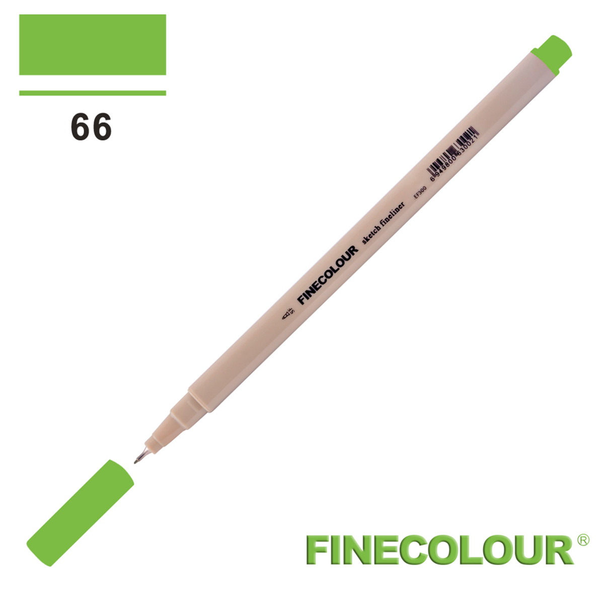 Лінер на водній основі Finecolour Liner 066 пальмовий зелений