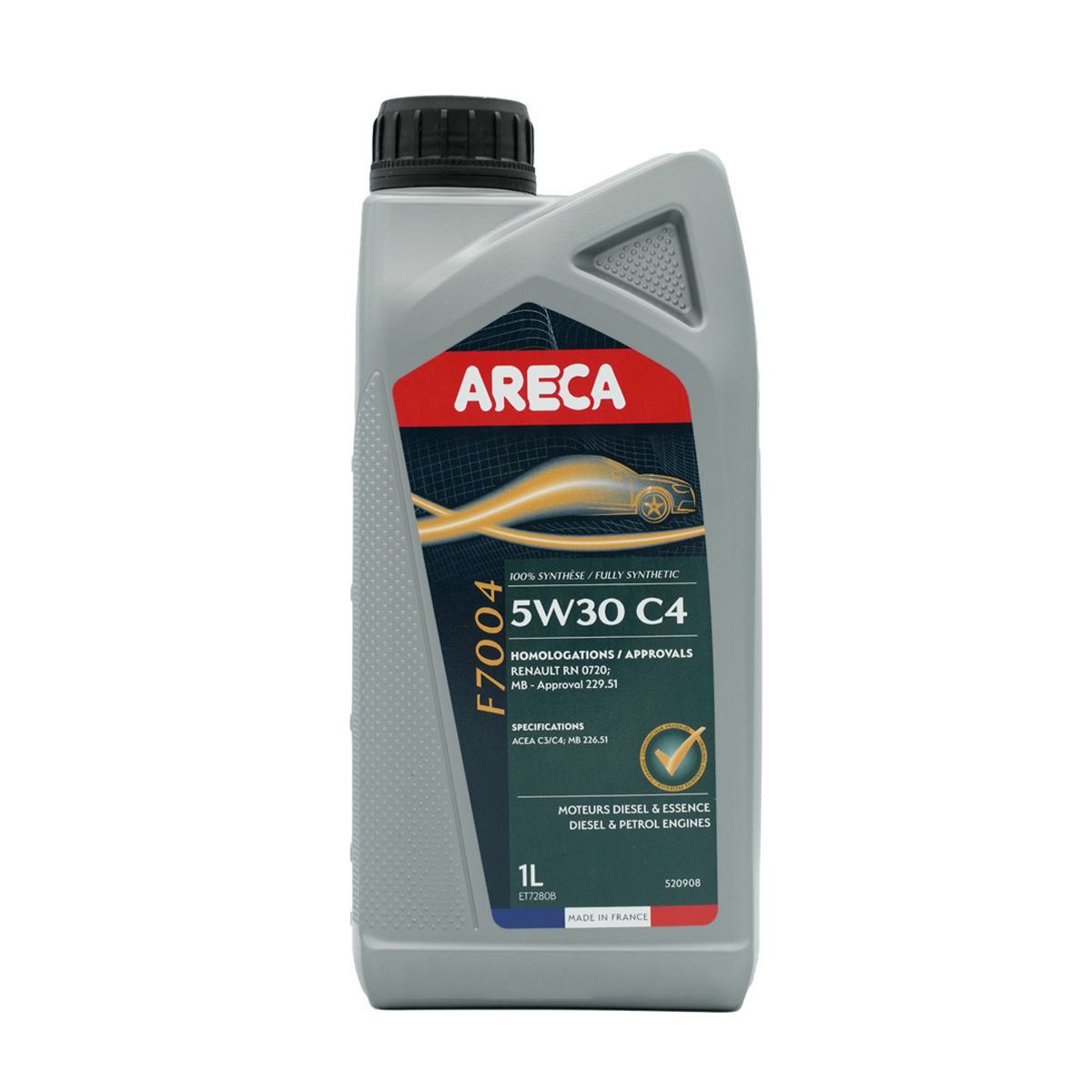 Олива моторна ARECA F7004 5W-30 C4 1 л