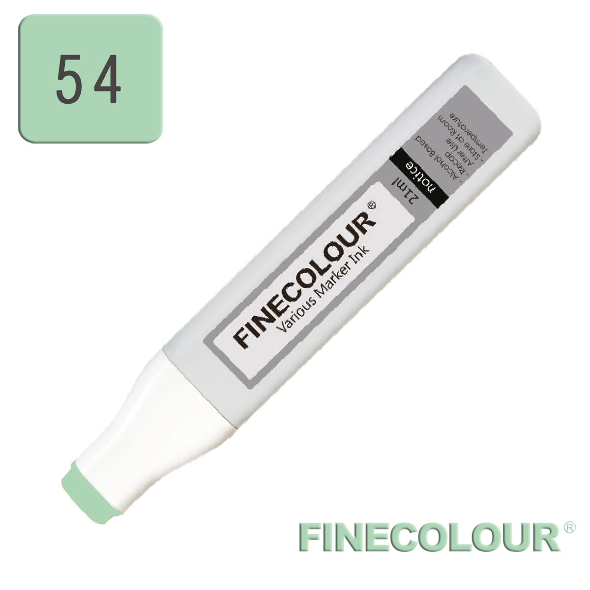 Заправка спиртова Finecolour Refill Ink 054 зелений луг G54