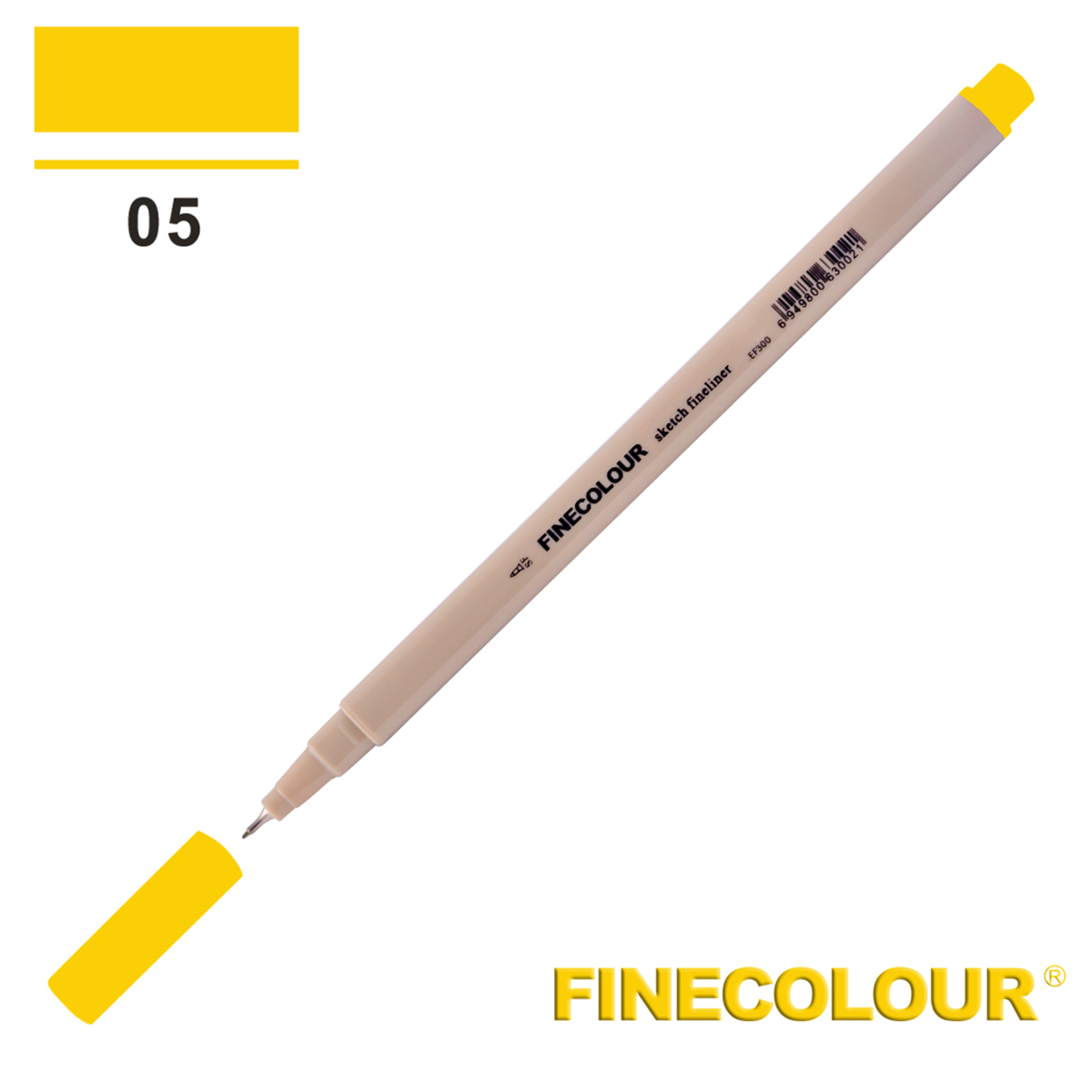 Лінер на водній основі Finecolour Liner 005 темно-жовтий