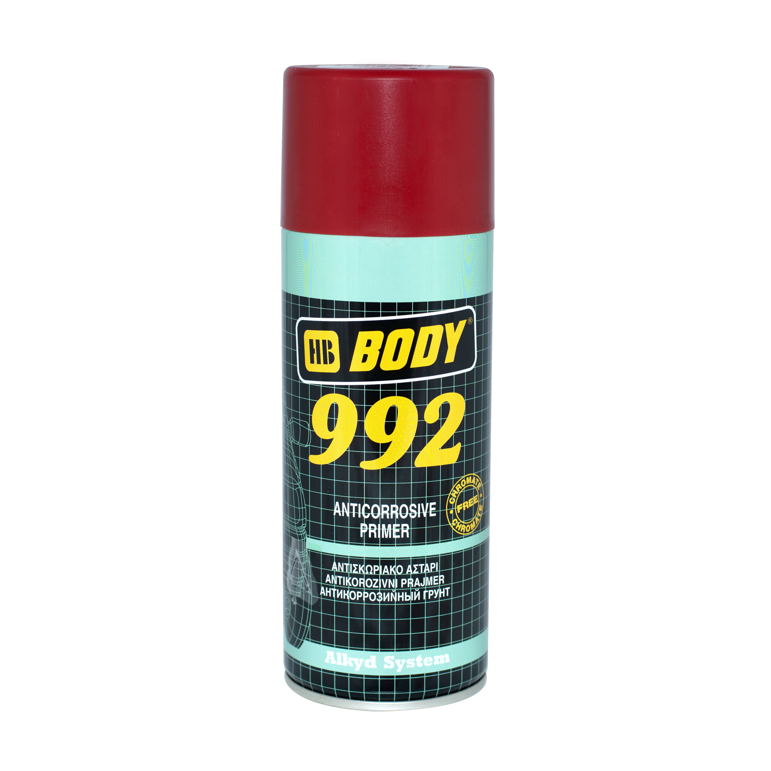 Body Spray 992 антикорозійний грунт сірий 400мл