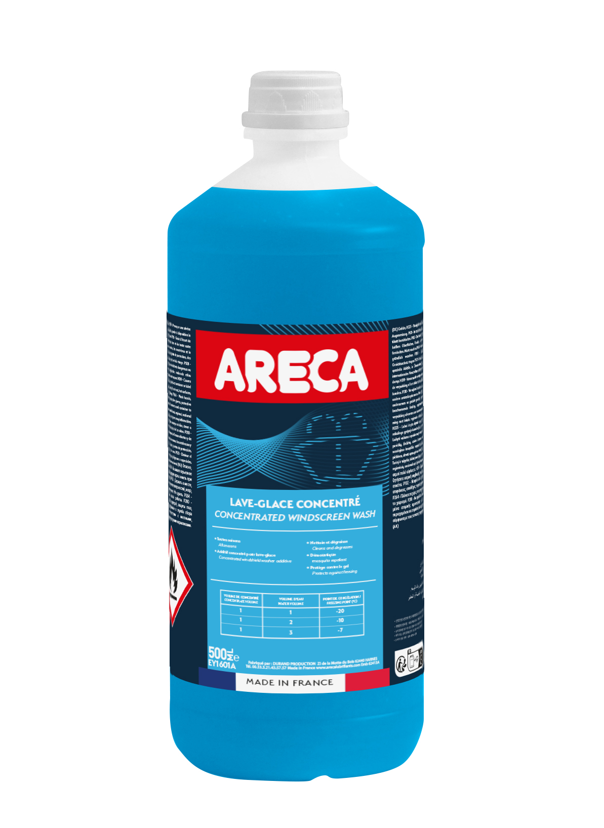 Омивач зимовий концентрат -20 °C  ARECA CONCENTRATED WINTER 0,5 л