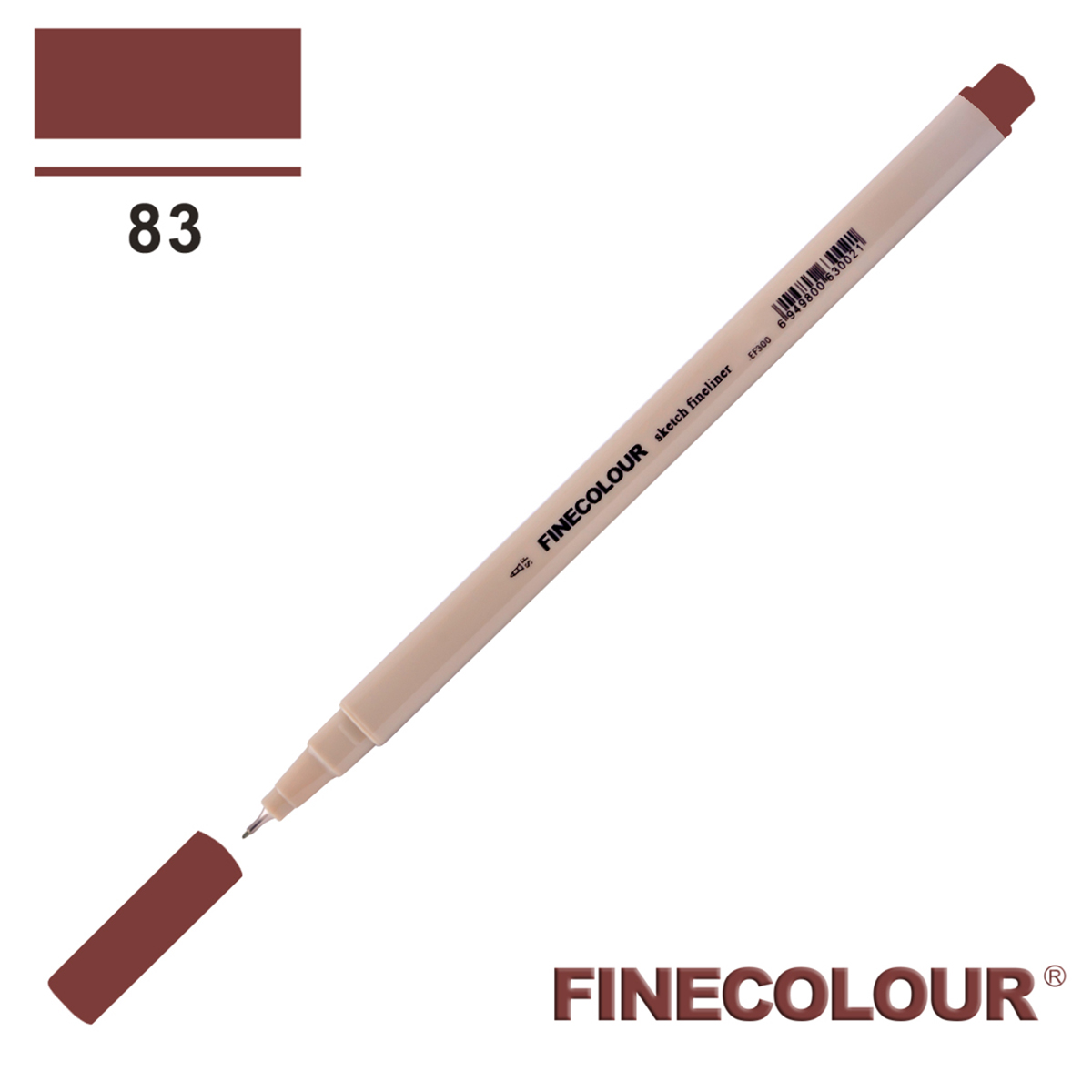 Лінер на водній основі Finecolour Liner 083 гнилий червоний