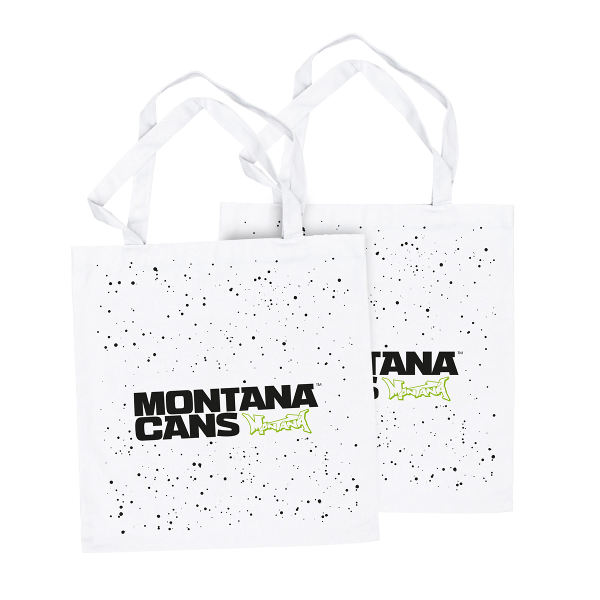 Бавовняна сумка Montana 'Logo & Stars' біла