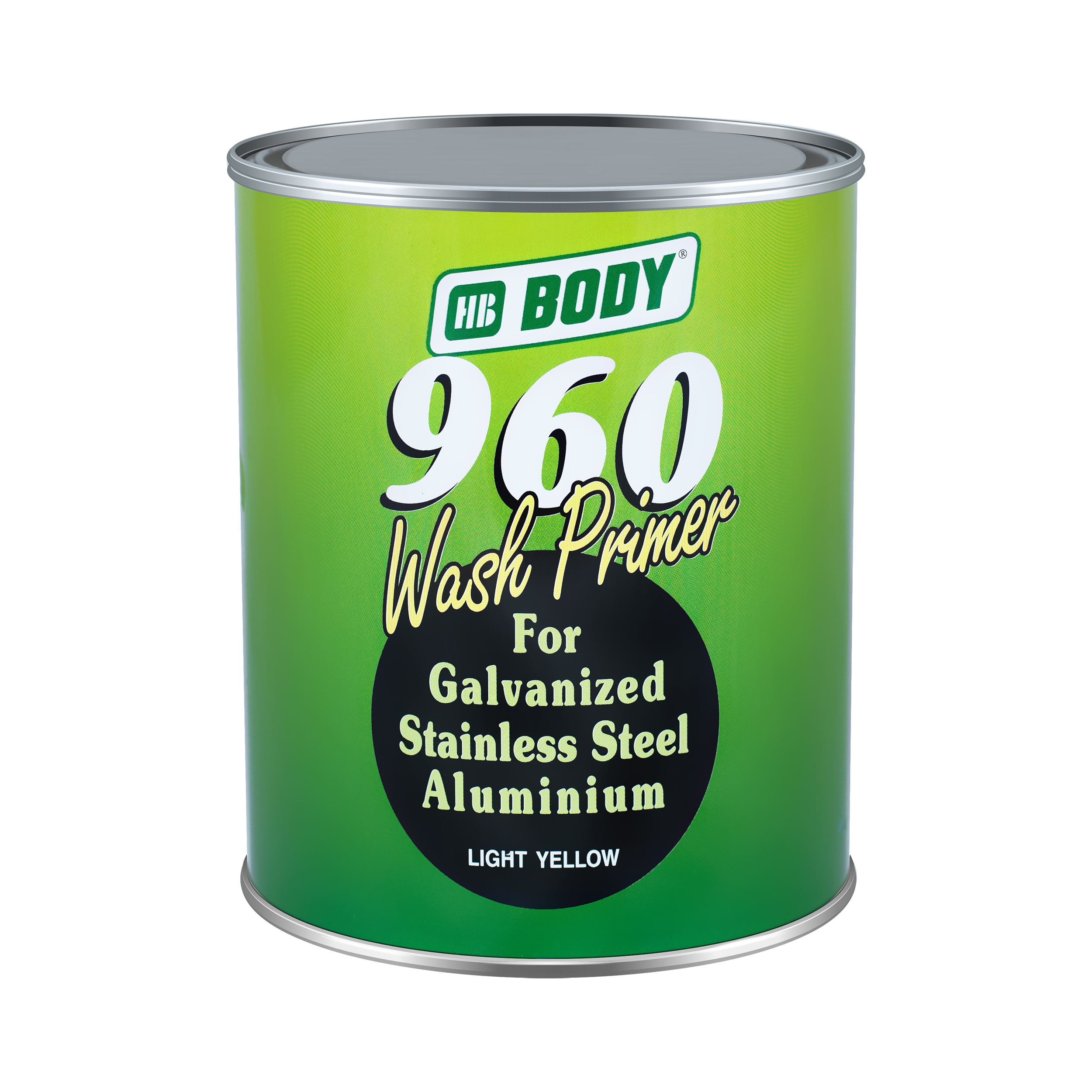 Body 960 Wash Primer Кислотний грунт 1:1 жовтий 1л