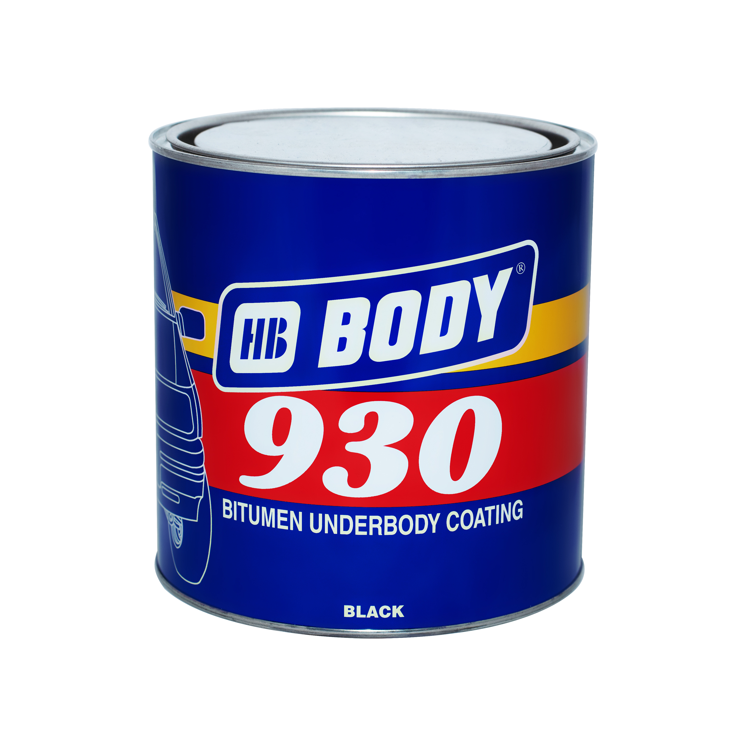 Body 930 антикорозійний препарат для днища чорний 1л