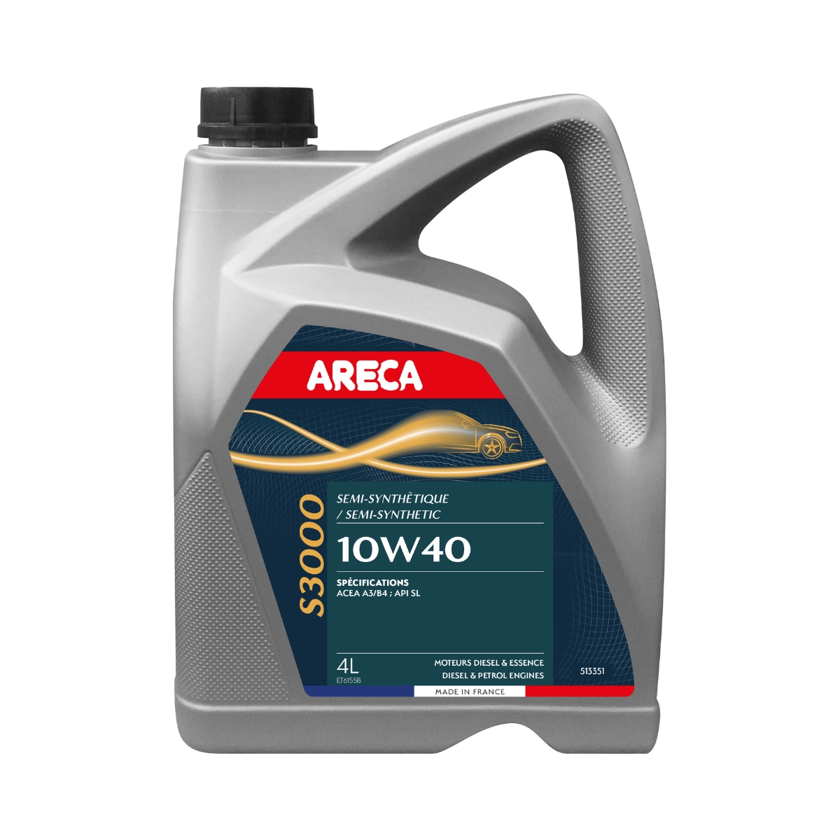 Олива моторна ARECA S3000 10W-40 4 л