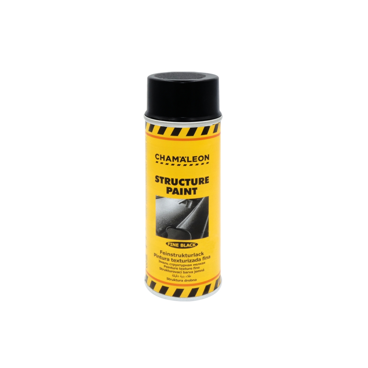 CHAMAELEON 634 Structur spray Фарба структурна для пластику аерозольна дрібна чорна 400 мл