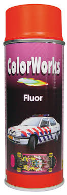 Фарба флуоресцентна червоно-помаранчева Color Works 400 мл Фарба флуоресцентна червоно-помаранчева Color Works 400 мл