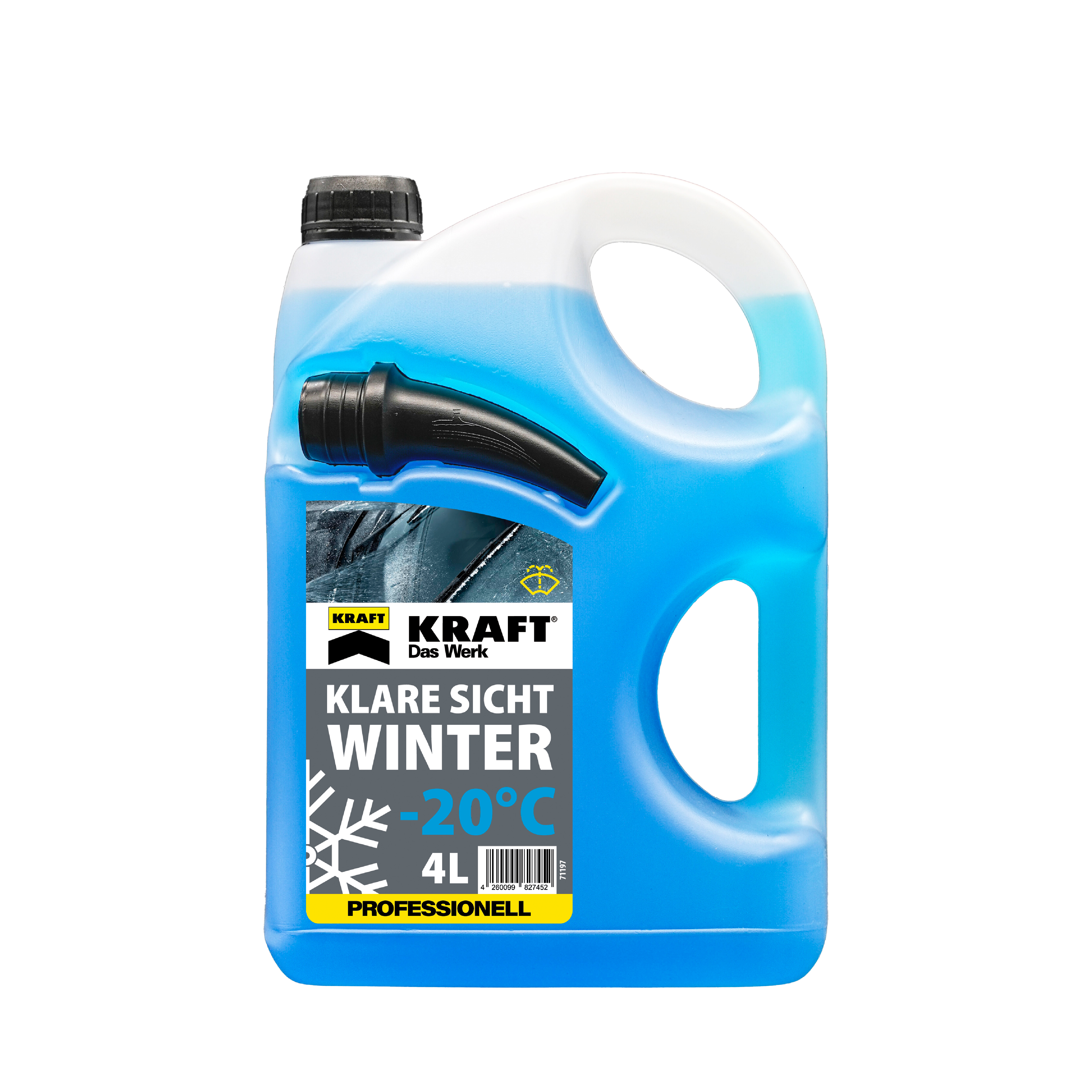 Омивач скла KRAFT -20 °C зимовий 4 л