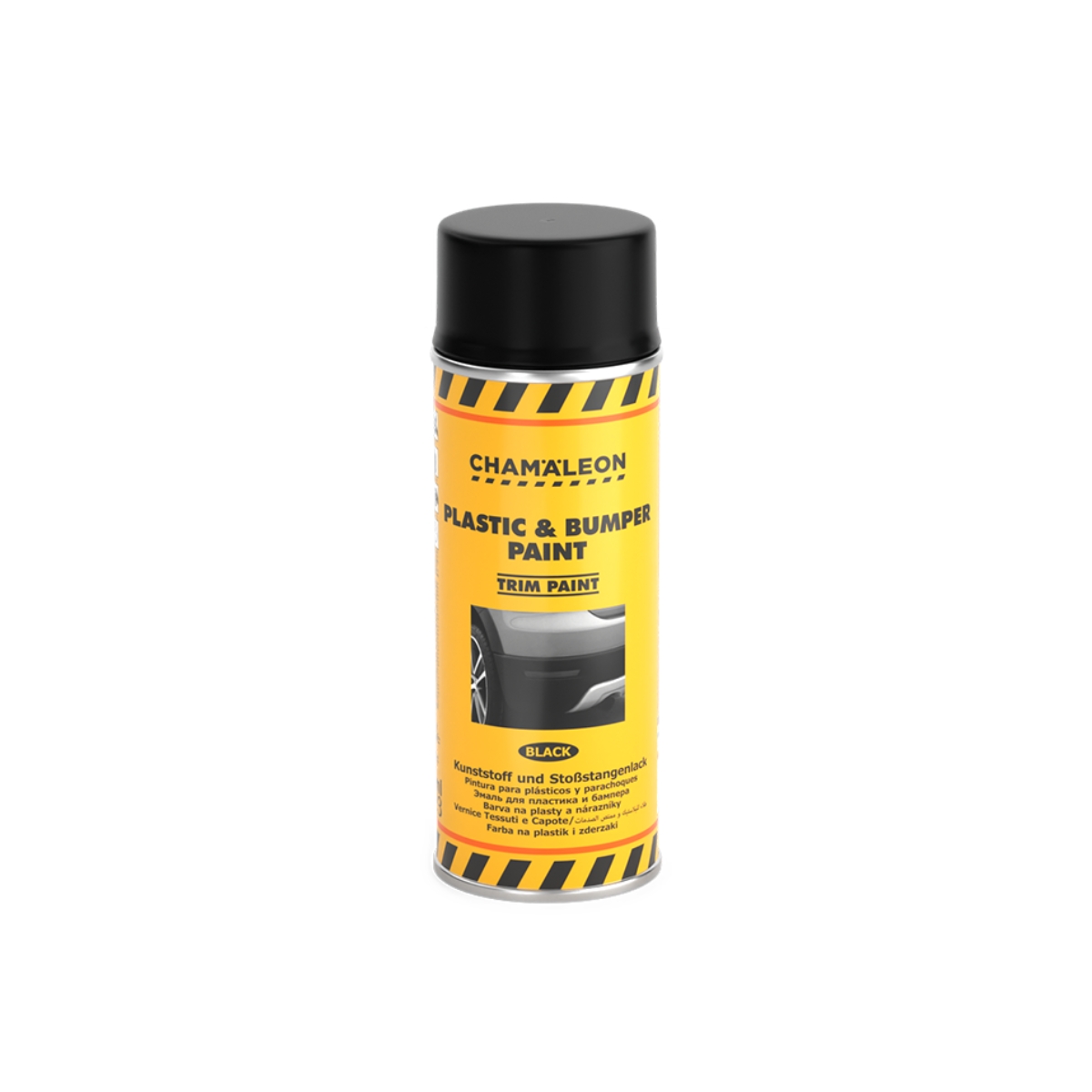 CHAMAELEON 631 Plastic &amp; Bamper Paint Фарба для пластику та бампера аерозольна чорна 400 мл