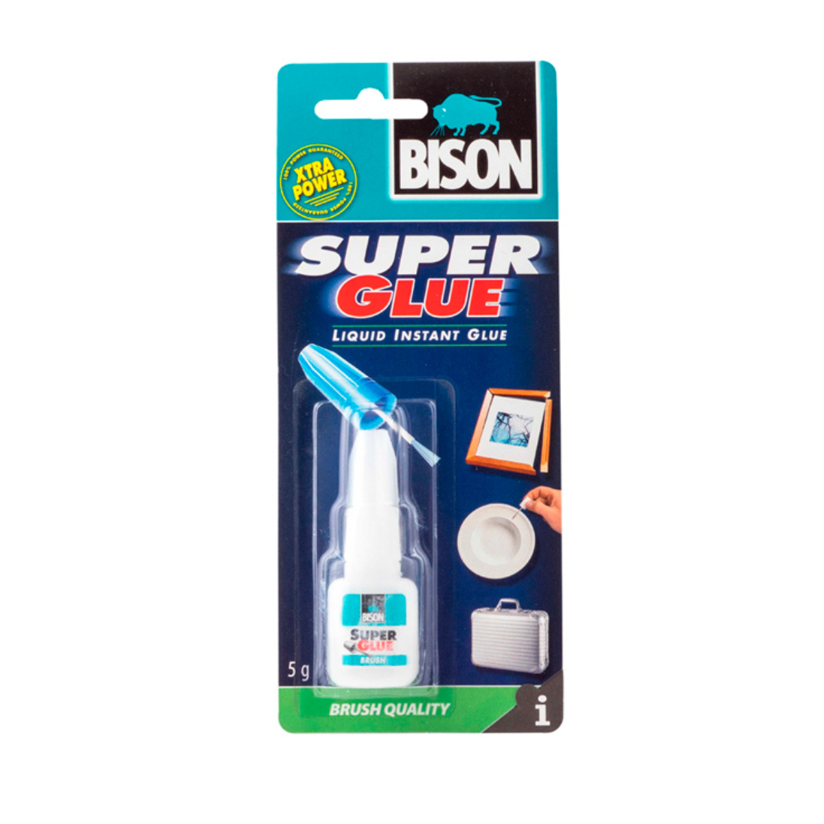 Суперклей Bison з пензликом 5 г