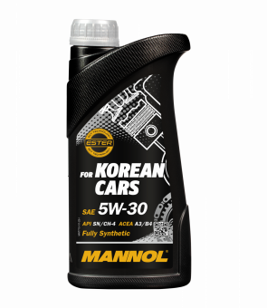 Олива моторна для Корейських авто MANNOL for Korean Cars 5W-30 1 л
