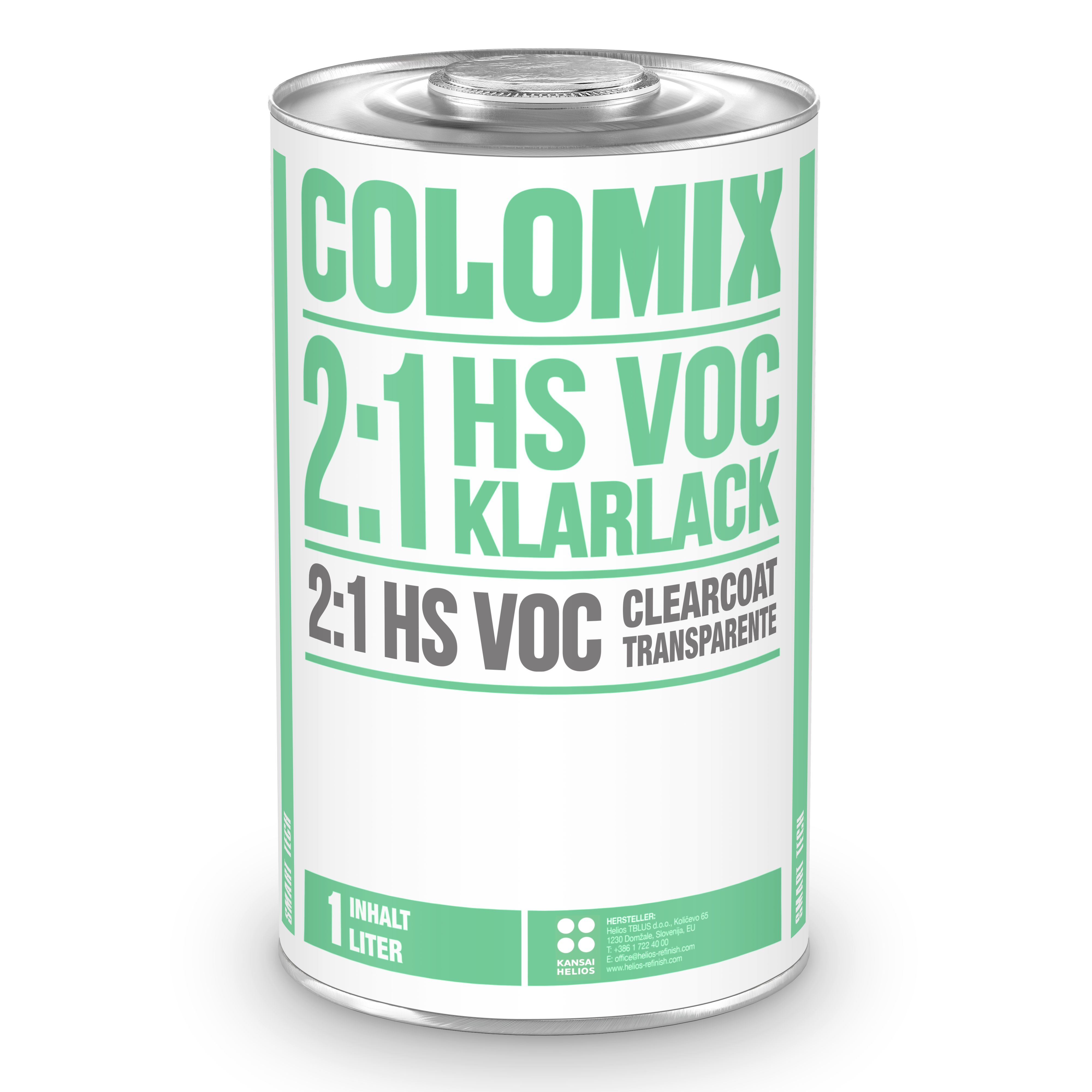 Лак прозорий Colomix 2К HS VOC 1л