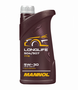 Олива моторна MANNOL Longlife 504/507 5W-30 1 л