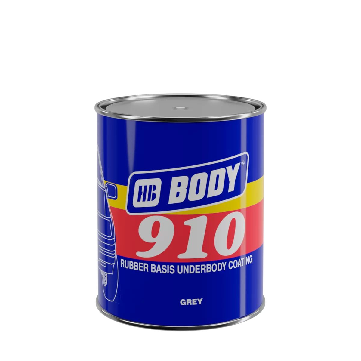 Body 910 антикорозійний препарат сірий 1кг