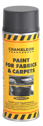 Фарба для текстилю та ковриків Chamaeleon аерозоль антрацит 400 мл