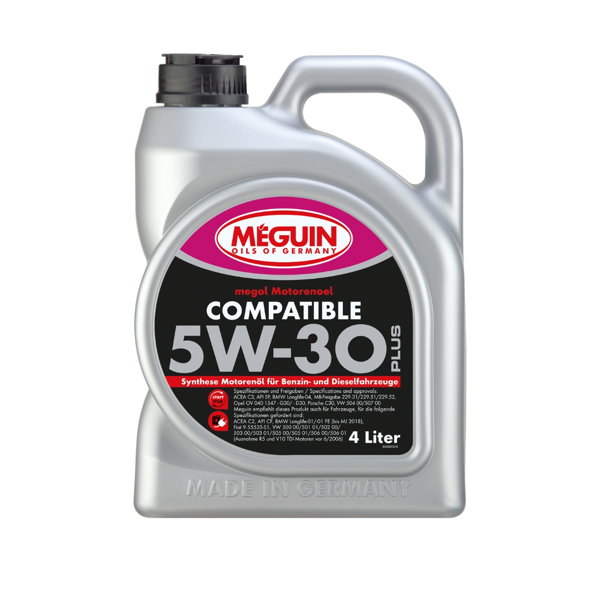 Олива моторна Meguin COMPATIBLE SAE 5W-30 PLUS 4 л