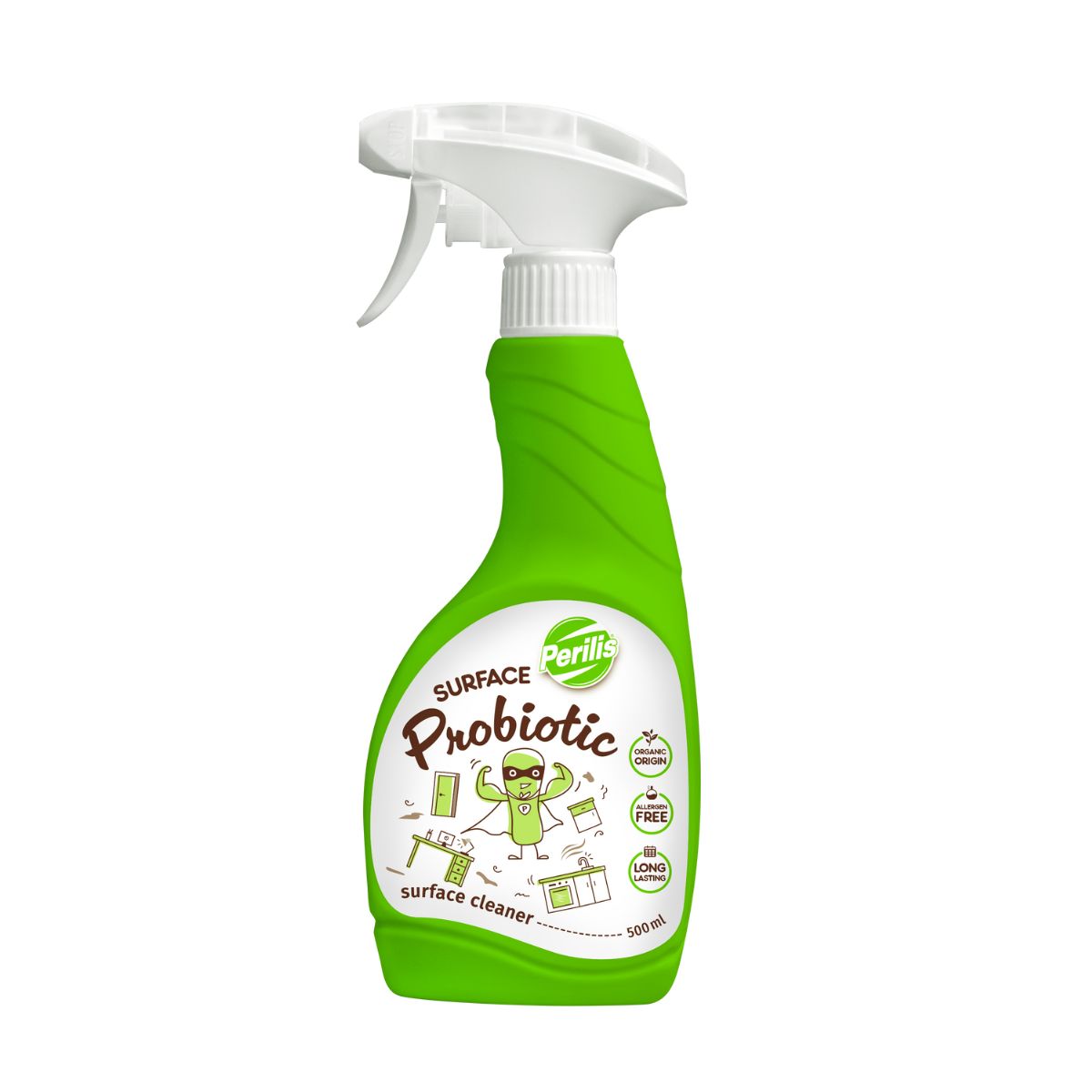 Засіб пробіотичний універсальний для очищення поверхонь і нейтралізації запахів PERILIS 500 мл