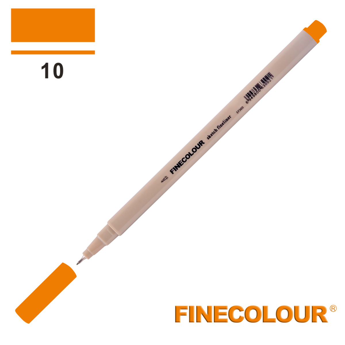 Лінер на водній основі Finecolour Liner 010 світло помаранчевий