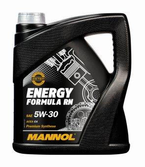Олива моторна MANNOL Energy Formula RN 5W-30 4 л