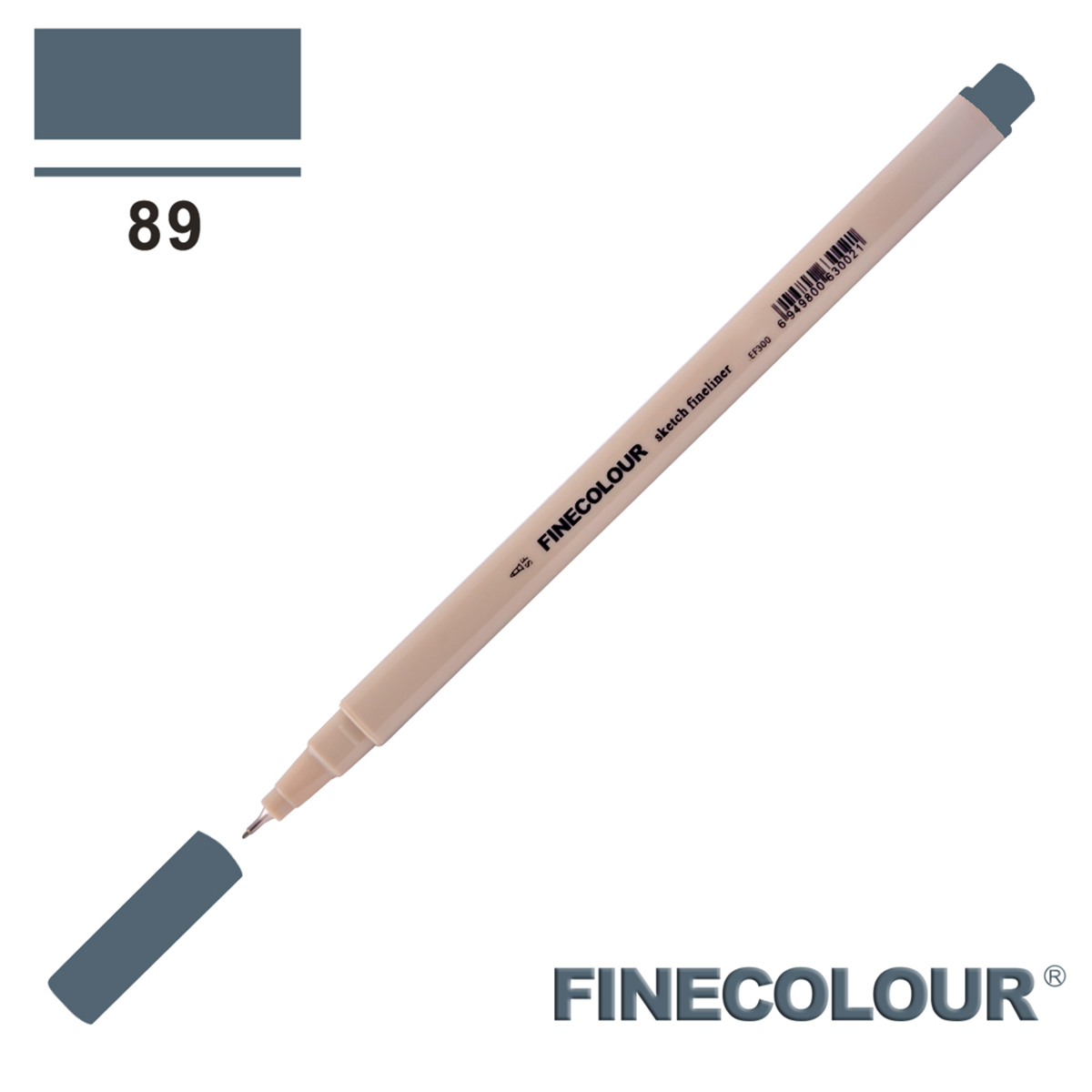 Лінер на водній основі Finecolour Liner 089 темно-сірий відтінок