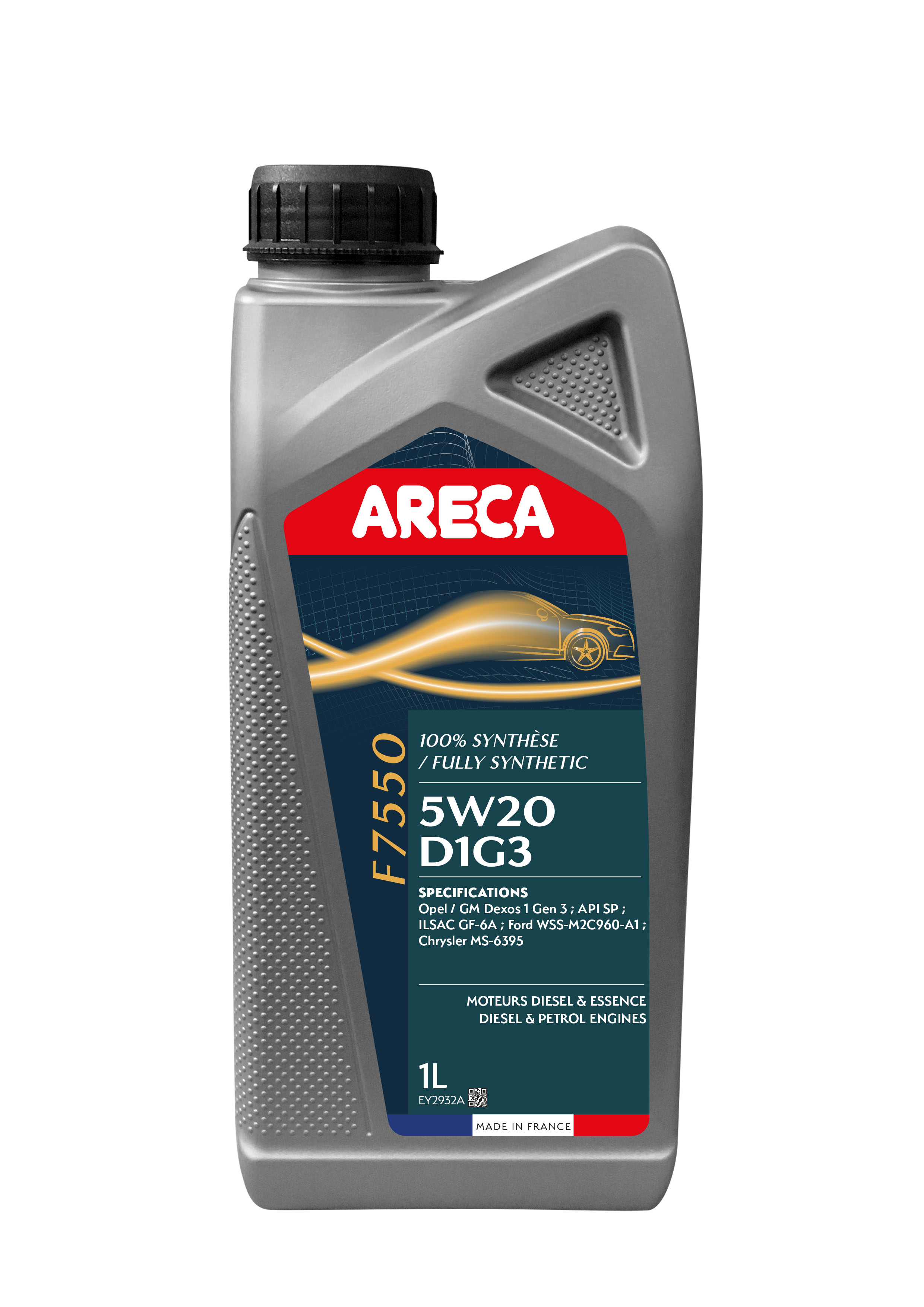 Олива моторна ARECA F7550 5W-20 D1G3 1 л Олива моторна ARECA F7550 5W-20 D1G3 1 л