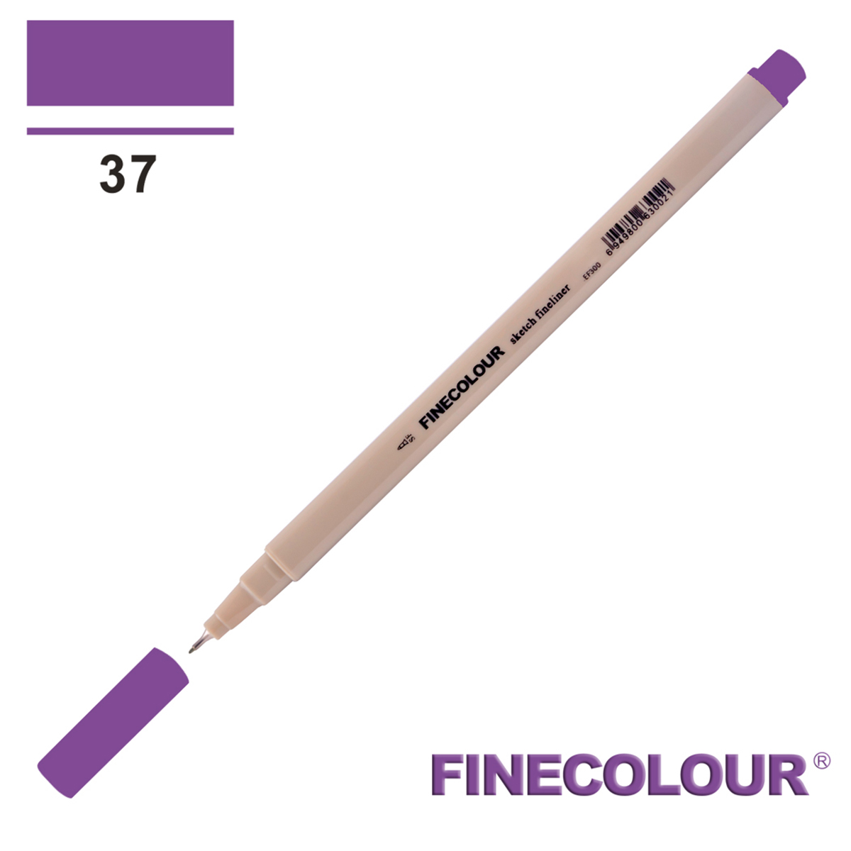 Лінер на водній основі Finecolour Liner 037 насичений фіолетовий