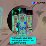 Набір зимових товарів Motip Tech (Силіконове мастило, Захист електросистем, Швидкий старт)