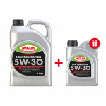 Олива моторна Meguin NEW GENERATION SAE 5W-30 5 л 1 шт + подарунок Олива моторна Meguin NEW GENERATION SAE 5W-30 1 л 1 шт