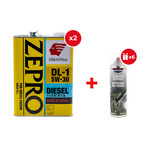 Набір Олива моторна IDEMITSU ZEPRO Diesel DL-1 5W-30 4 л 2156041-4P 2 шт + подарунок Очисник гальм Presto 500 мл 306185 6 шт