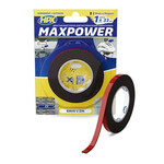 Стрічка двостороння HPX MAXPOWER 6 мм х 2 м чорна блістер