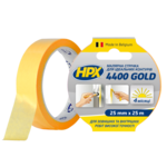 Малярна стрічка HPX 4400 GOLD 100 °С 25 мм х 25 м помаранчева