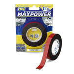 Стрічка двостороння HPX MAXPOWER 12 мм х 2 м чорна блістер