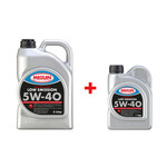 Акція Олива моторна Meguin LOW EMISSION SAE 5W-40 5 л + 1 л 6574A