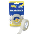 Стрічка двостороння HPX MAXPOWER 19 мм x 2 м прозора блістер