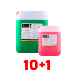 Антифриз концентрат KRAFT G11 (зелений)20л KF126 10шт + подар. Антифриз концентрат KRAFT G12/G12+(червоний)20л KF124