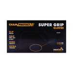 Перчатки нитрилові чорні Super Grip L (80 шт)