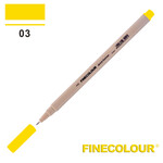 Лінер на водній основі Finecolour Liner 003 насичений жовтий