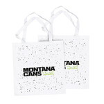 Бавовняна сумка Montana 'Logo &amp; Stars' біла