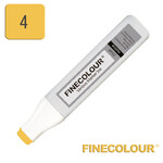 Заправка спиртова Finecolour Refill Ink 004 жовтий наполі Y4