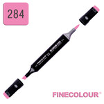 Маркер спиртовий Finecolour Brush 284 флуоресцентний рожевий FR284