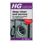 Засіб для очищення посудомийних та пральних машин HG 2х100 г